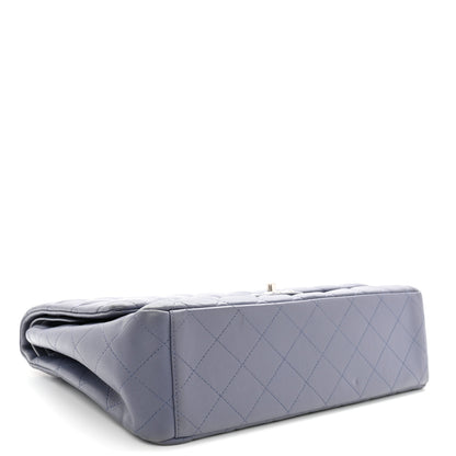Chanel Lambskin Quilted Maxi Double Flap Light Purple 4 of 14