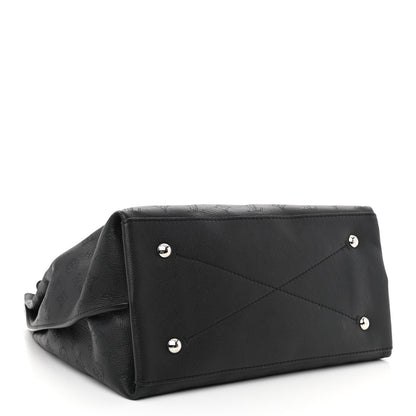 Louis Vuitton Mahina Carmel Hobo Black 4 of 11