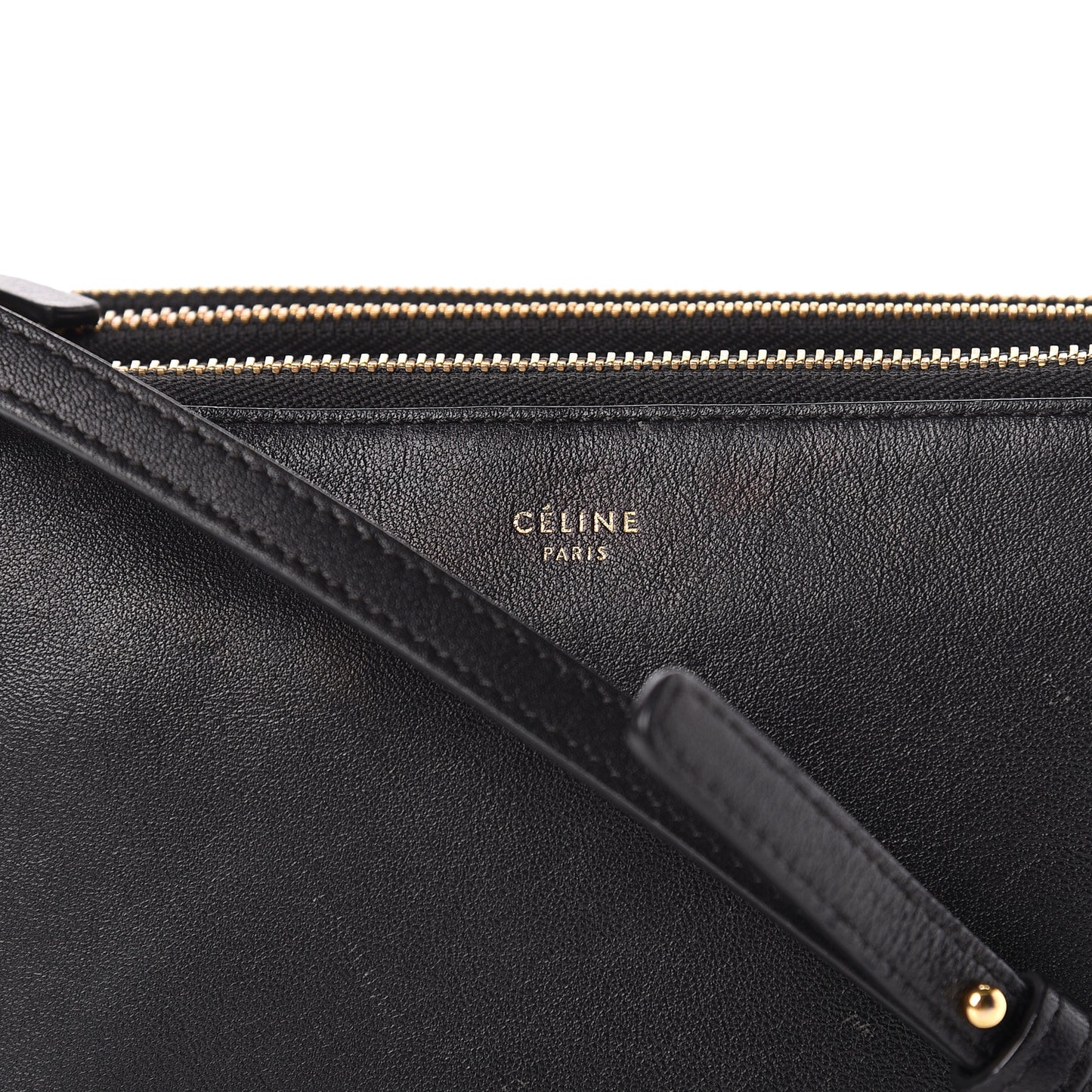 Lambskin Small Trio Crossbody Bag Black