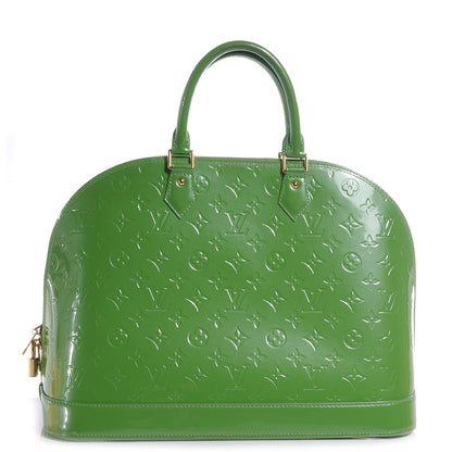 Louis Vuitton Vernis Alma GM Vert Tonic 1 of 10
