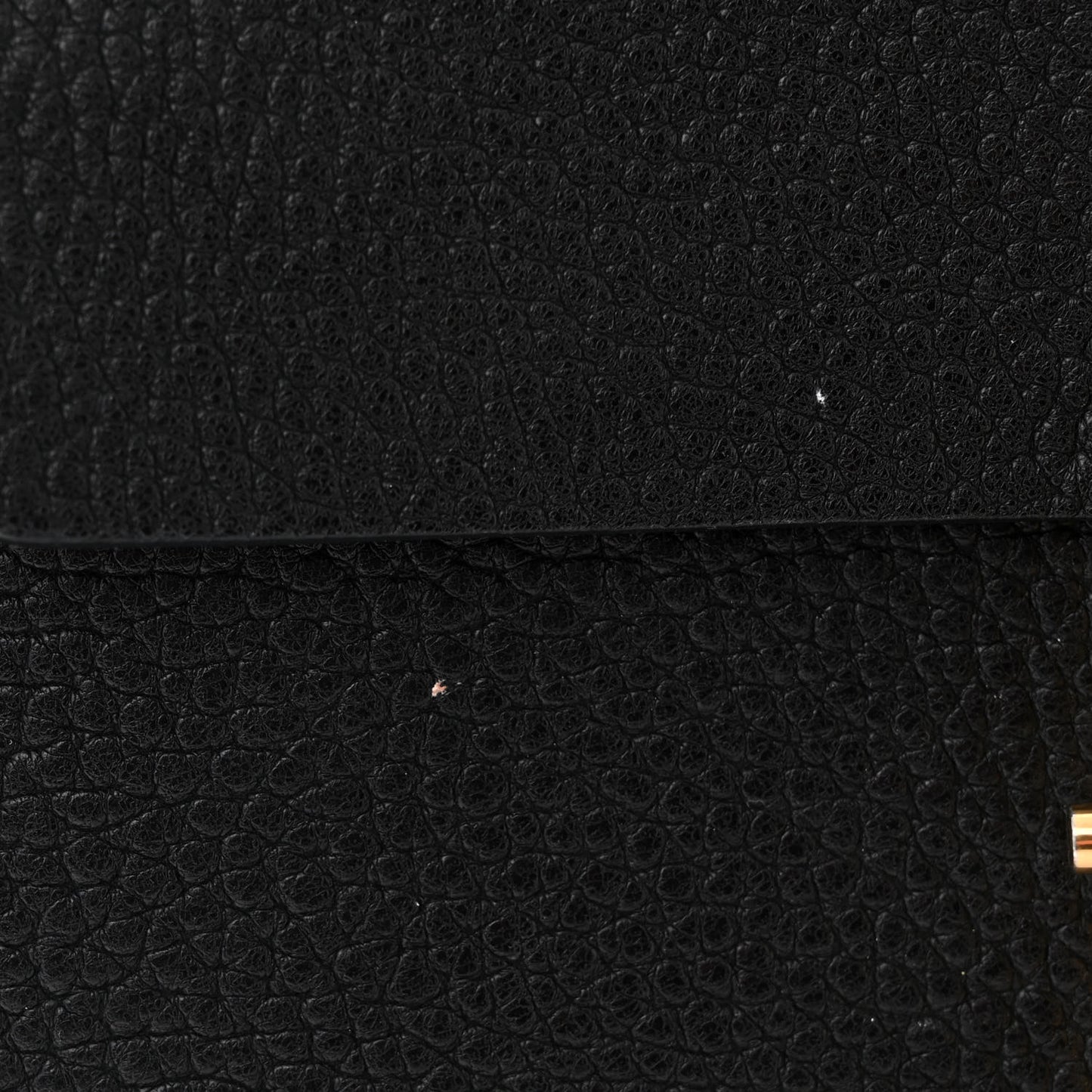 Grained Lambskin Drew Shoulder Bag Black