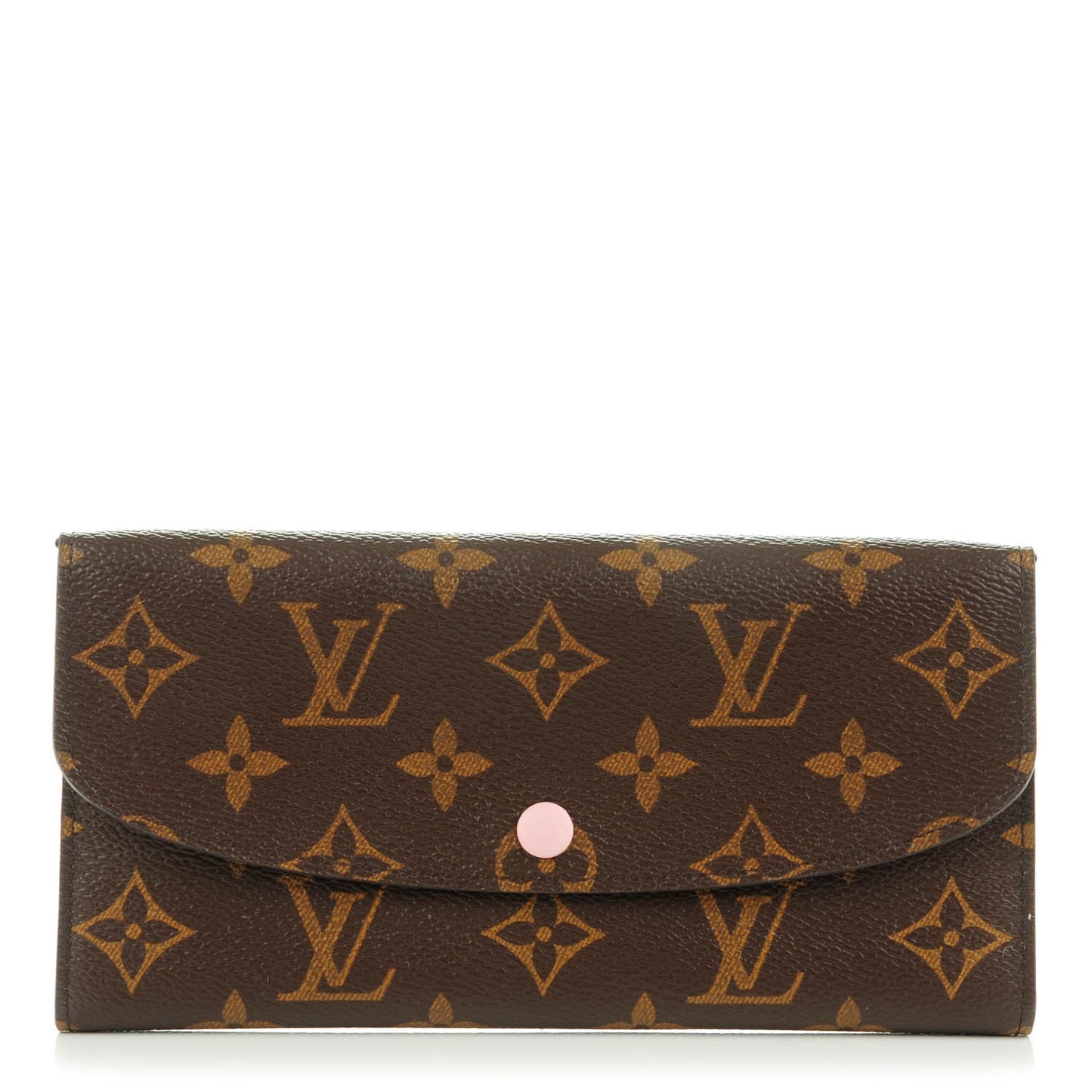 Monogram Emilie Wallet Rose Ballerine