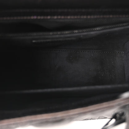 Christian Dior Crinkled Calfskin Cannage Medium Lady Dior Black 5 of 10