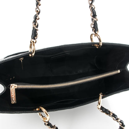 Chanel Caviar Quilted Grand Shopping Tote GST Black 4 of 7