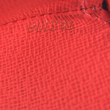 Louis Vuitton Monogram 2016 Christmas Animation Round Coin Purse Rouge 6 of 8