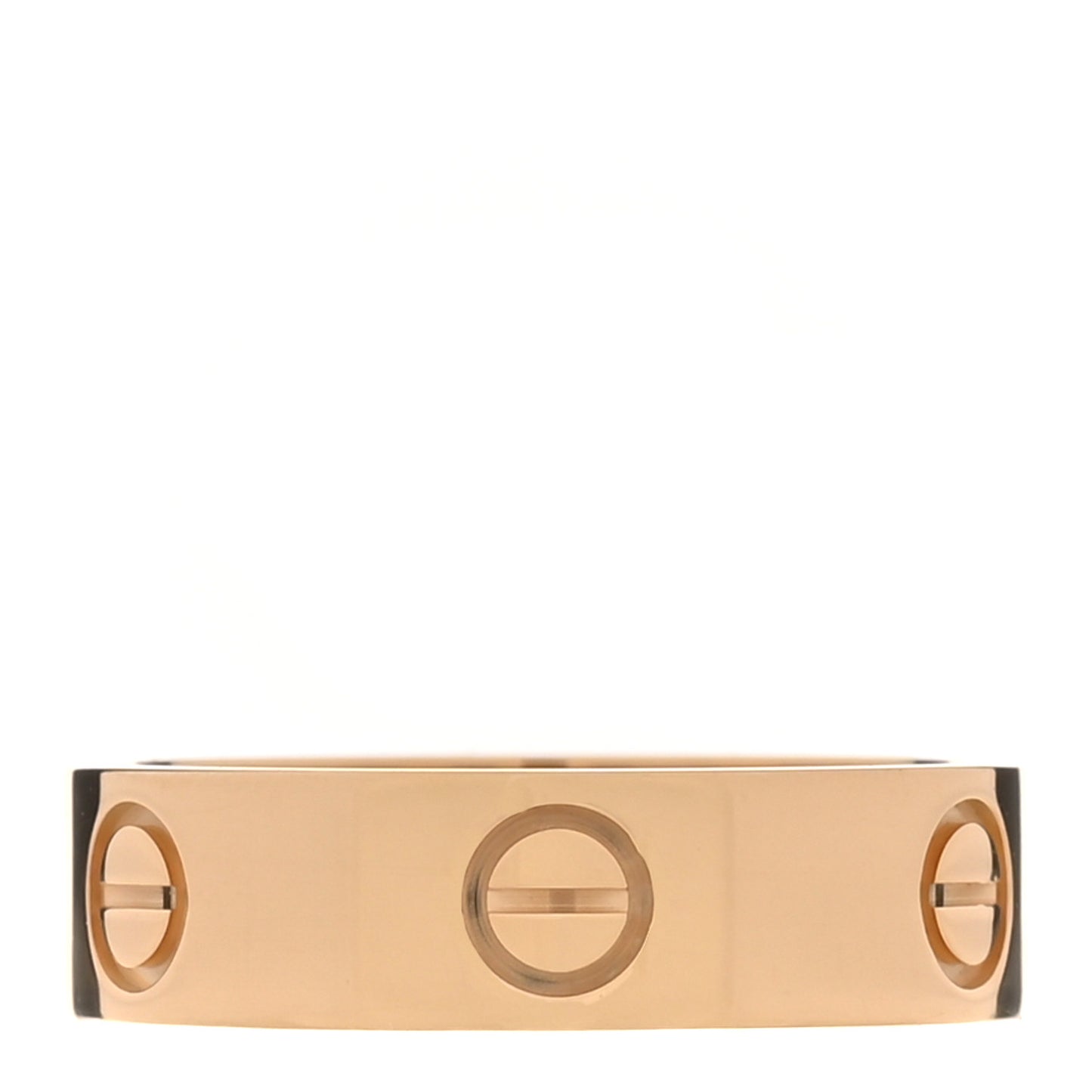 18K Pink Gold 5.5mm LOVE Ring 56 7.75
