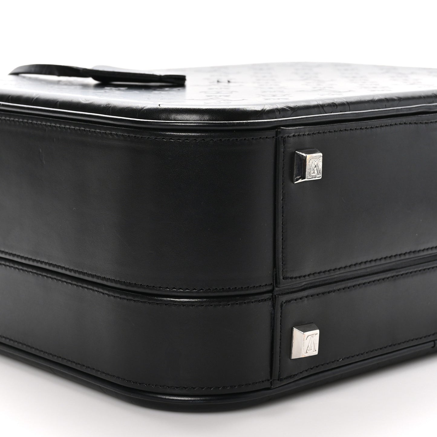 Monogram Glace Valisette MM Black