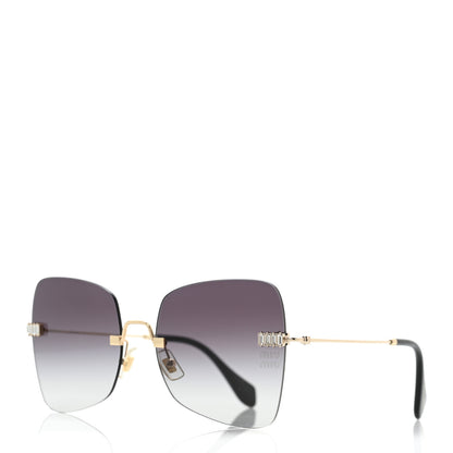 Miu Miu Metal Crystal Sunglasses SMU50W Black Gold 1 of 10