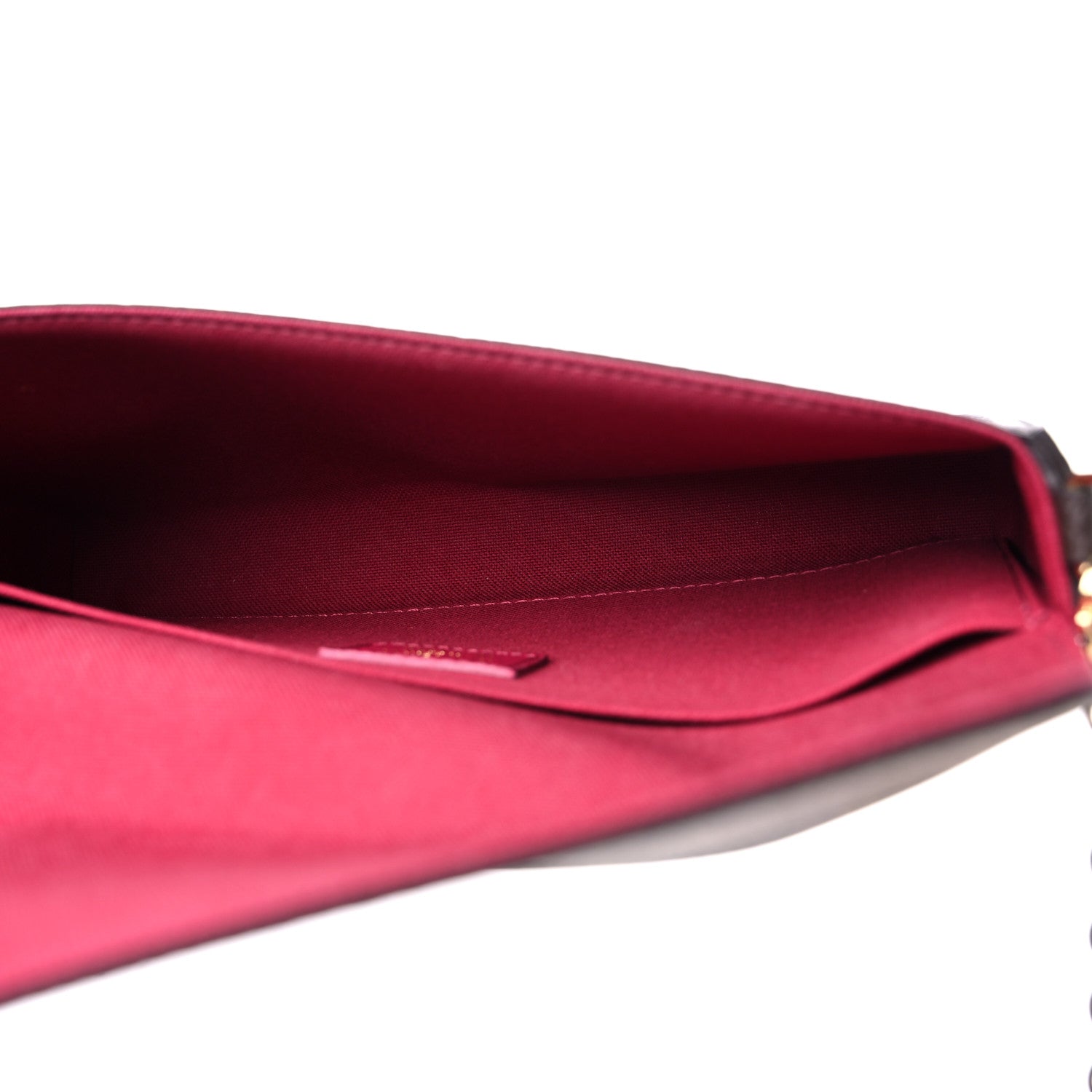 Louis Vuitton Monogram Pochette Felicie Chain Wallet Fuchsia 6 of 10