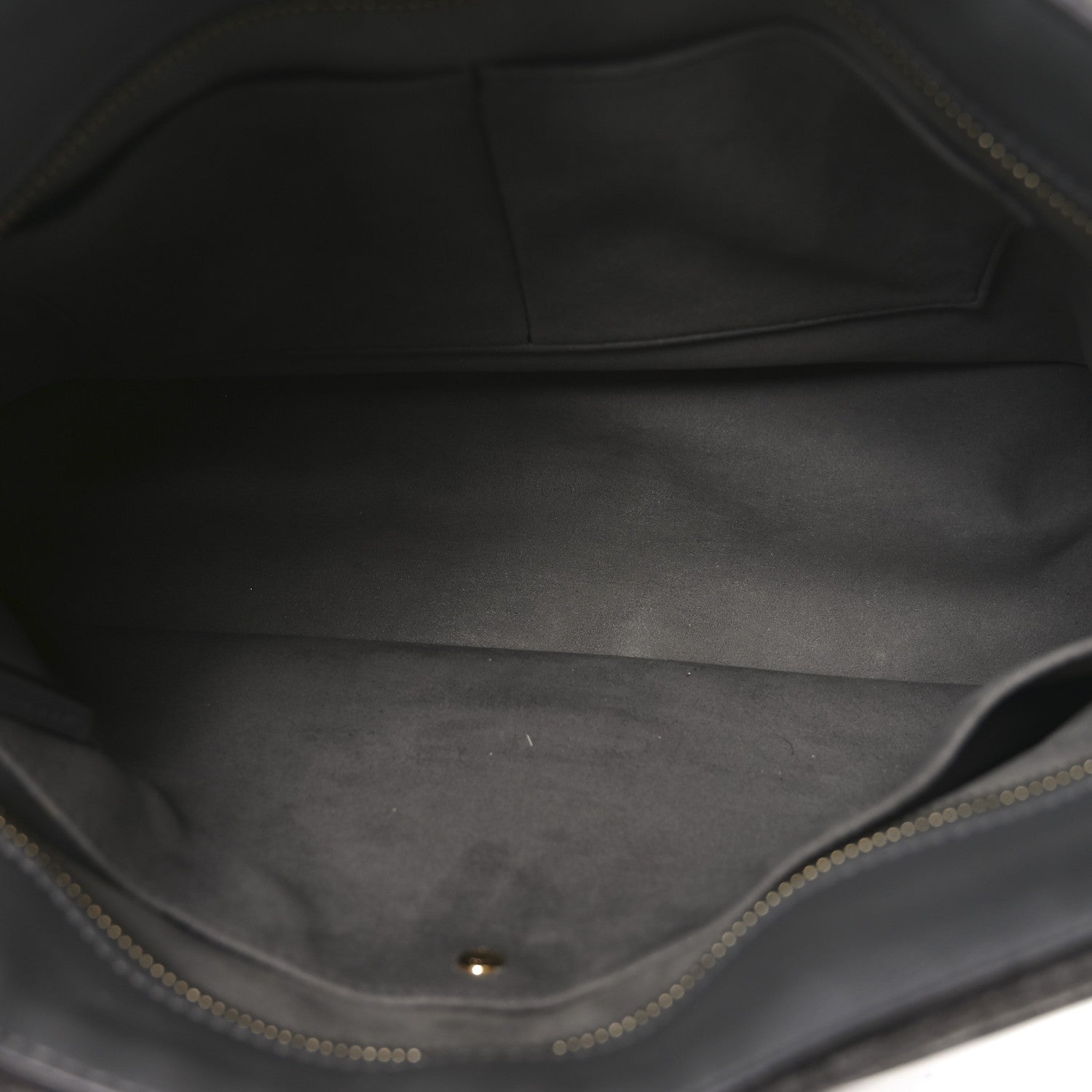 Fendi Chenille Vitello Seta Plexiglass FF Fendi O'Lock Zipper Anthracite Asfalto 5 of 10