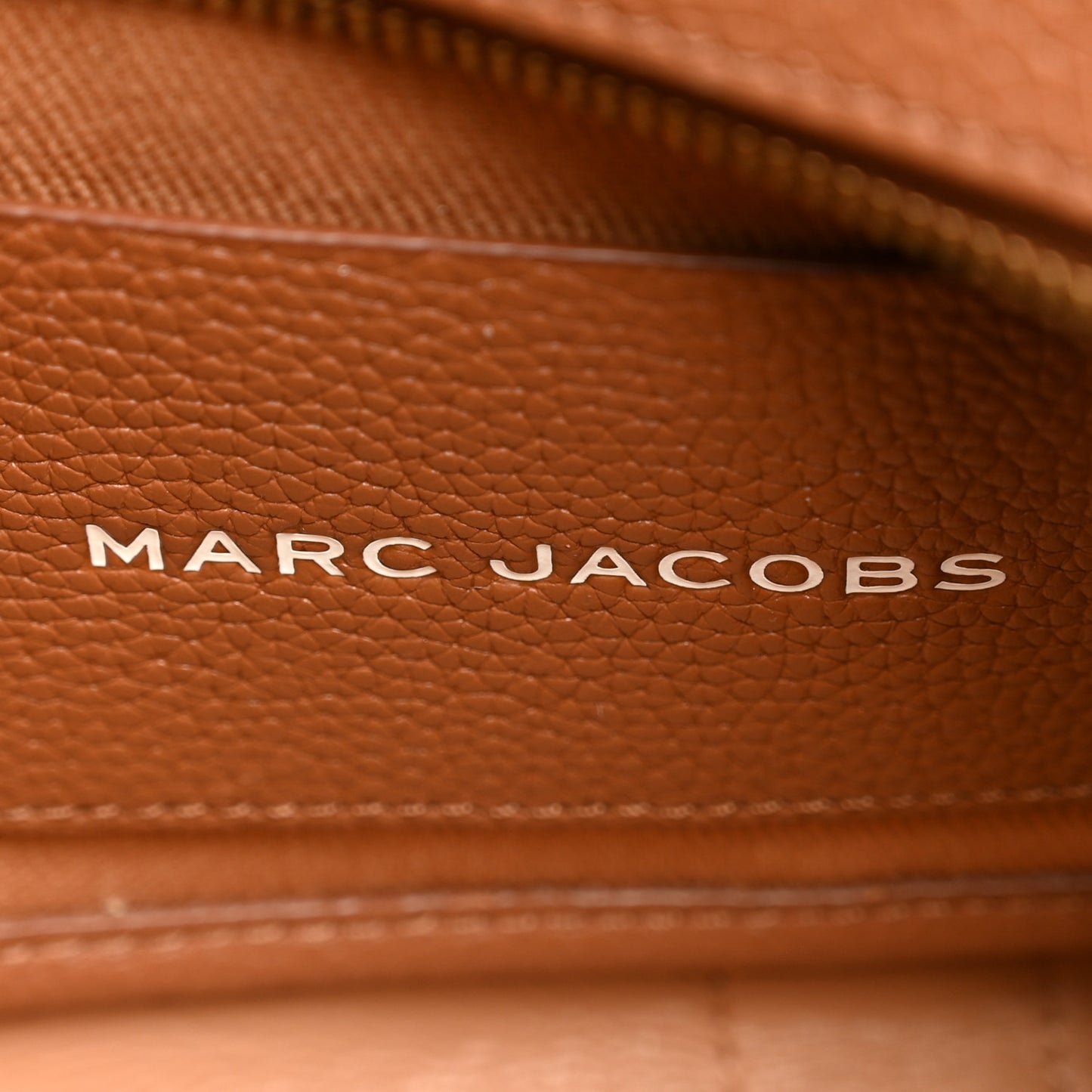 Grained Calfskin Small The Tote Bag Argan Oil