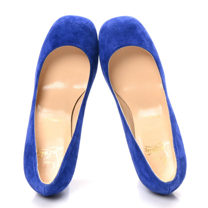 Christian Louboutin Veau Velours Cadrilla 70 Pumps 37 Atlantic 2 of 8