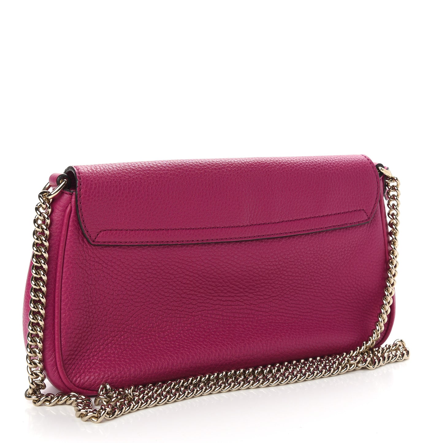 Cellarius Calfskin Medium Soho Flap Crossbody Bright Bouganville