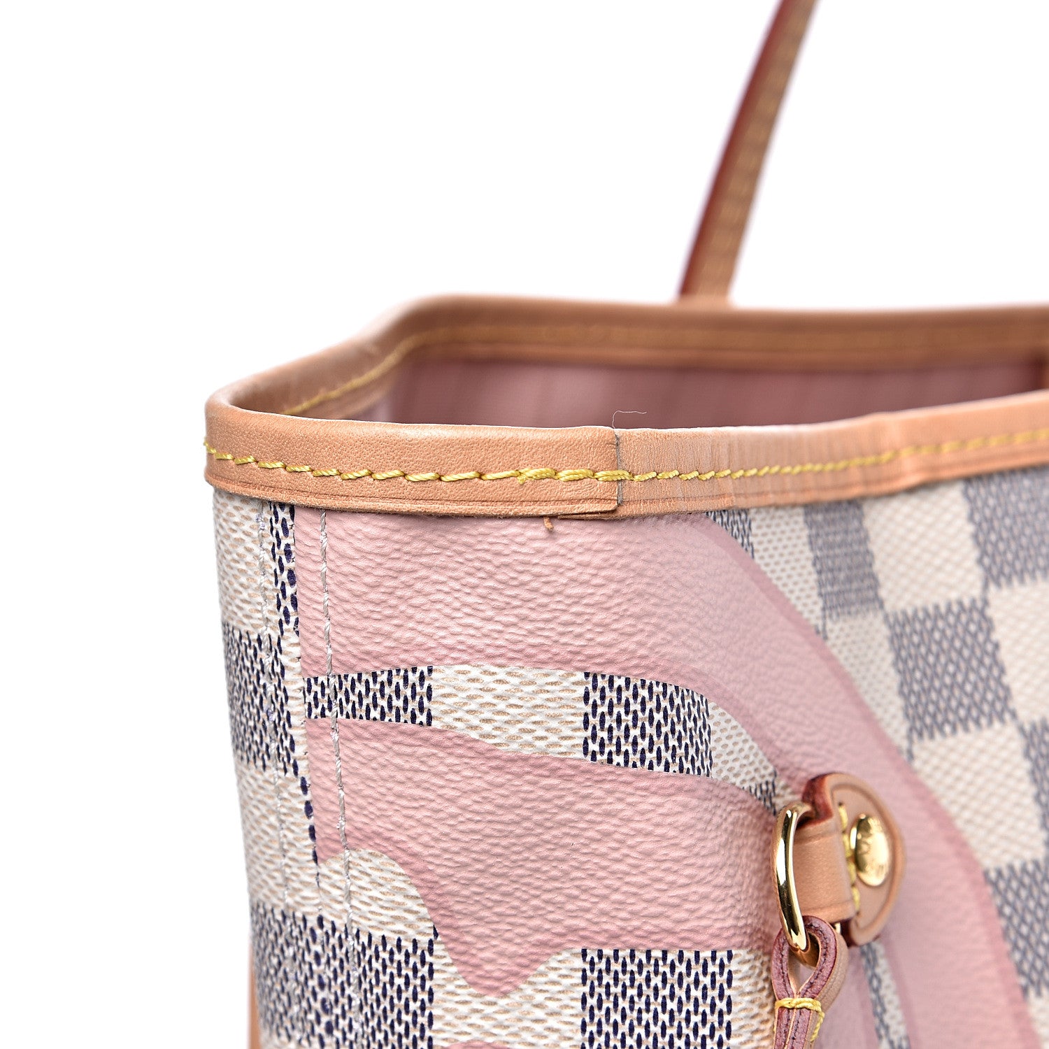 Louis Vuitton Damier Azur Tahitienne Neverfull MM 12 of 13