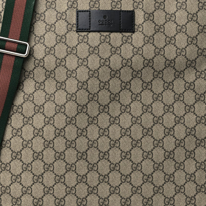 Gucci Soft GG Supreme Monogram Web Vertical Tote Black 14 of 25