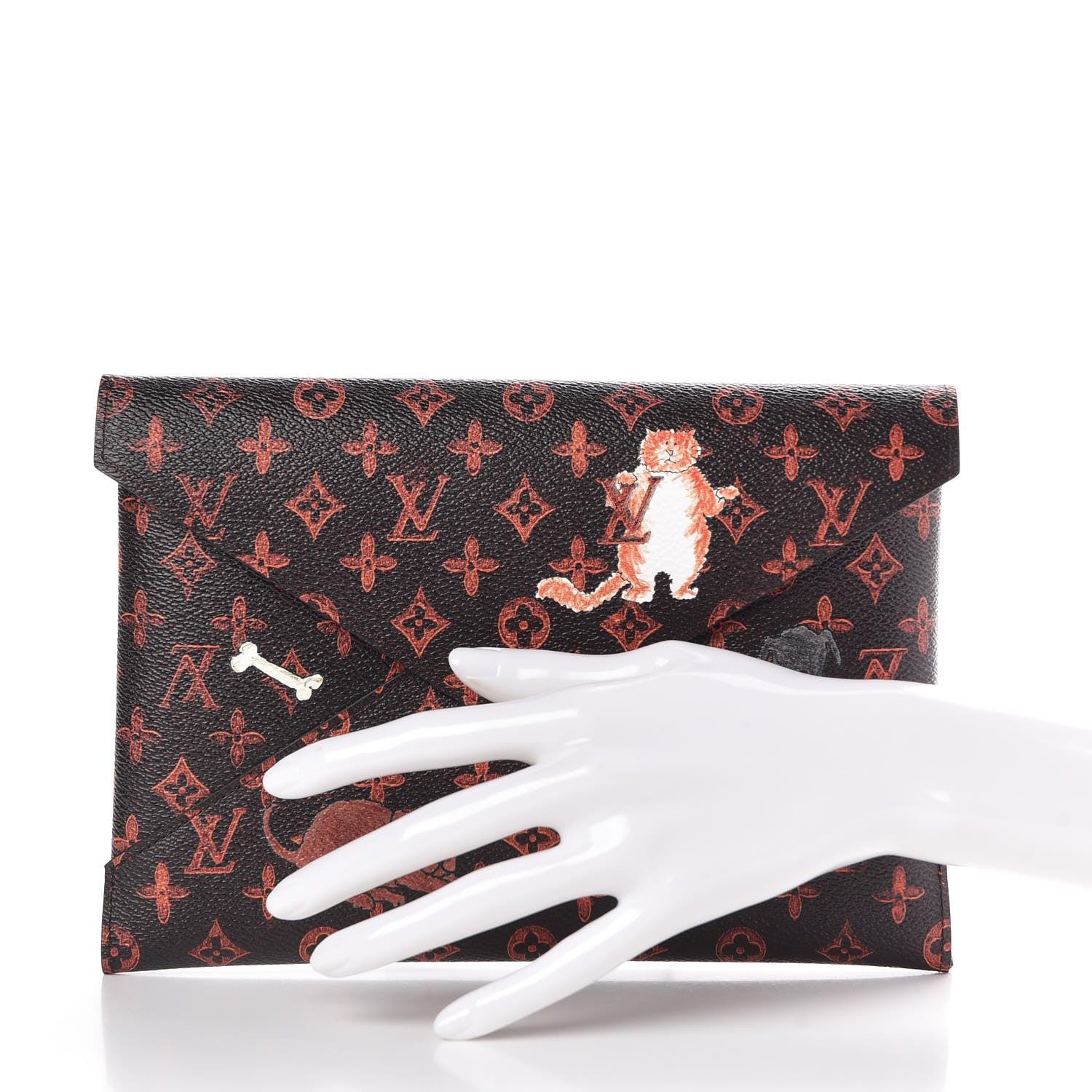 Louis Vuitton Catogram Large Kirigami Pochette Marron 2 of 7