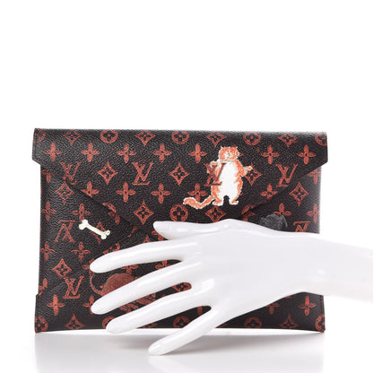 Louis Vuitton Catogram Large Kirigami Pochette Marron 2 of 7