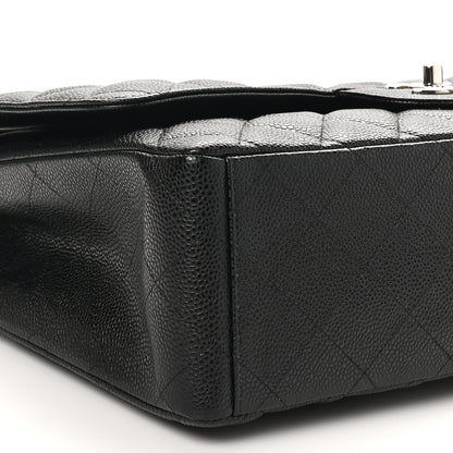 Chanel Caviar Quilted Maxi Double Flap Black 9 of 11