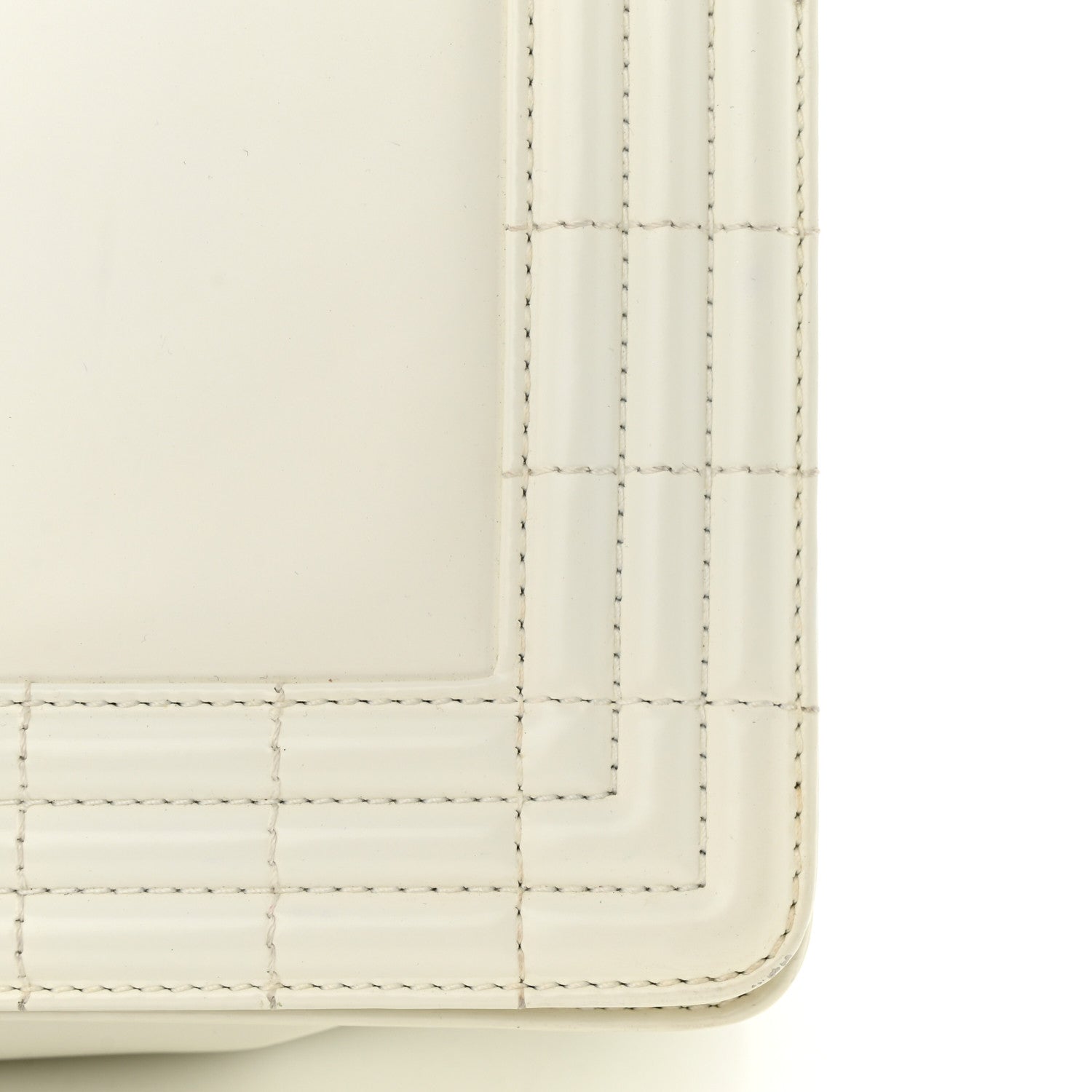 Chanel Glazed Calfskin Large Boy Reverso Flap White 11 of 13