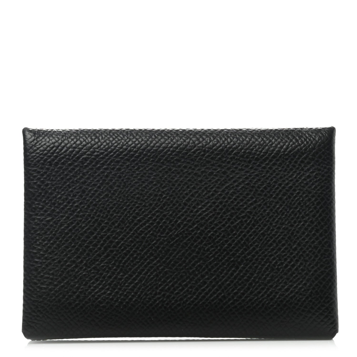 Hermes Epsom Calvi Card Case Black 1 of 7