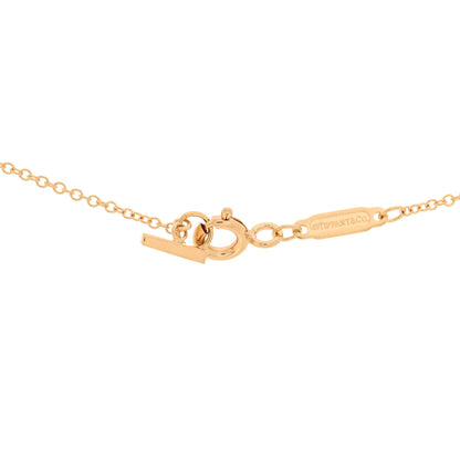Tiffany 18K Rose Gold Small T Smile Pendant Necklace 3 of 3