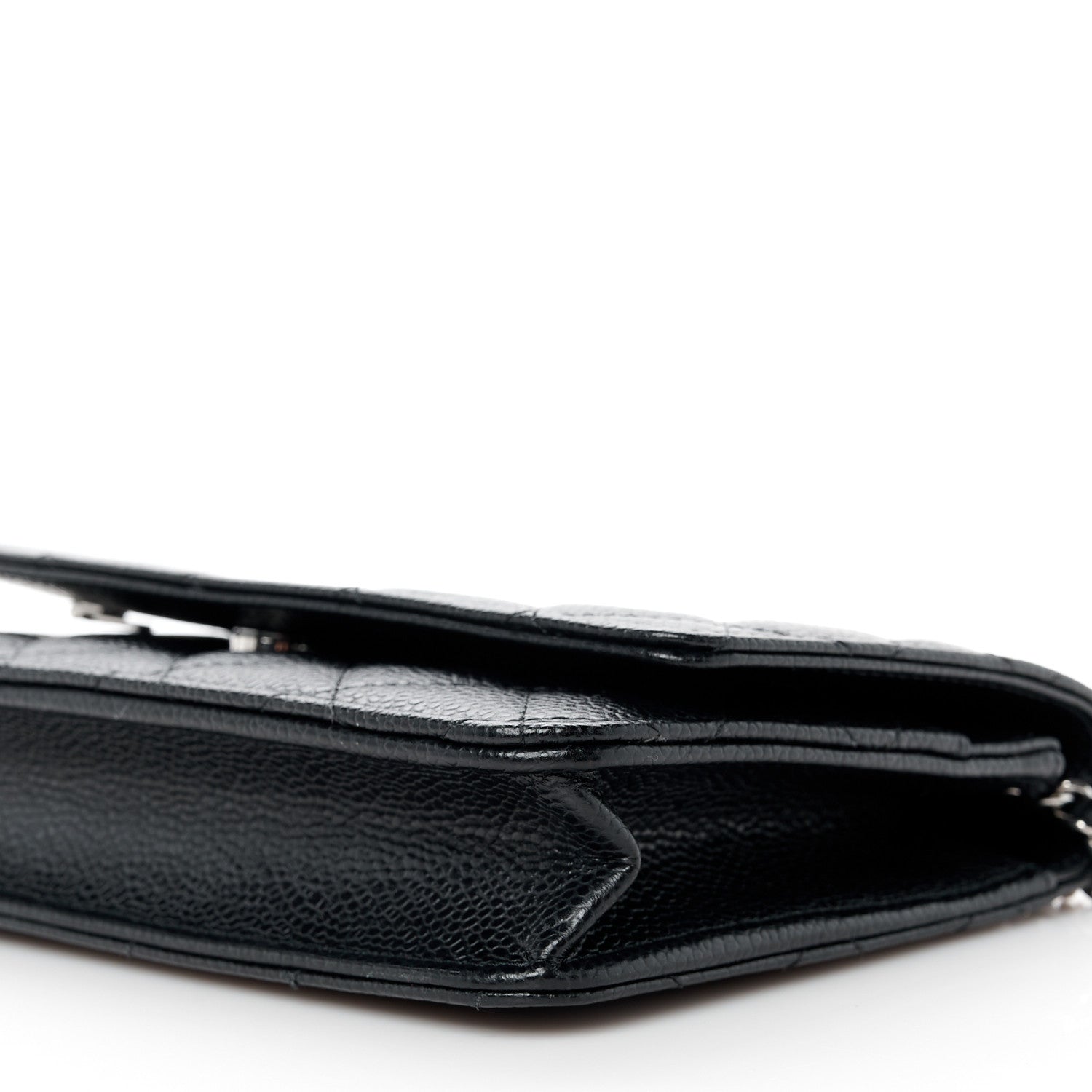 Chanel Caviar Quilted Wallet on Chain WOC Black 11 of 12