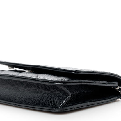 Chanel Caviar Quilted Wallet on Chain WOC Black 11 of 12