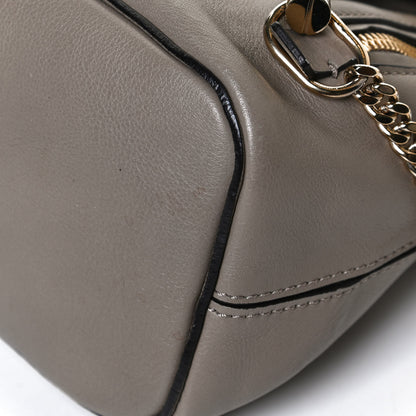 Chloe Suede Calfskin Mini Faye Backpack Motty Grey 12 of 13