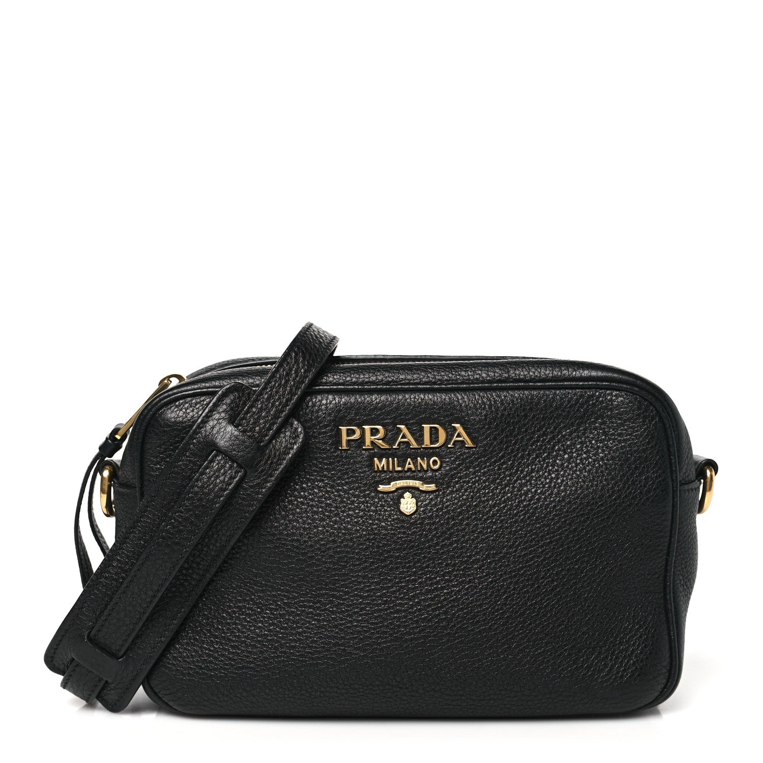 Prada Vitello Phenix Camera Bag Black 1 of 11