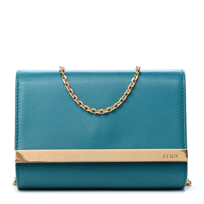 Fendi Shiny Nappa Mini Rush Clutch Lago 1 of 6