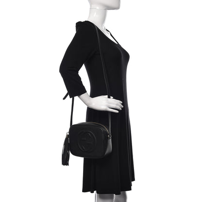Gucci Pebbled Calfskin Small Soho Disco Bag Black 2 of 10