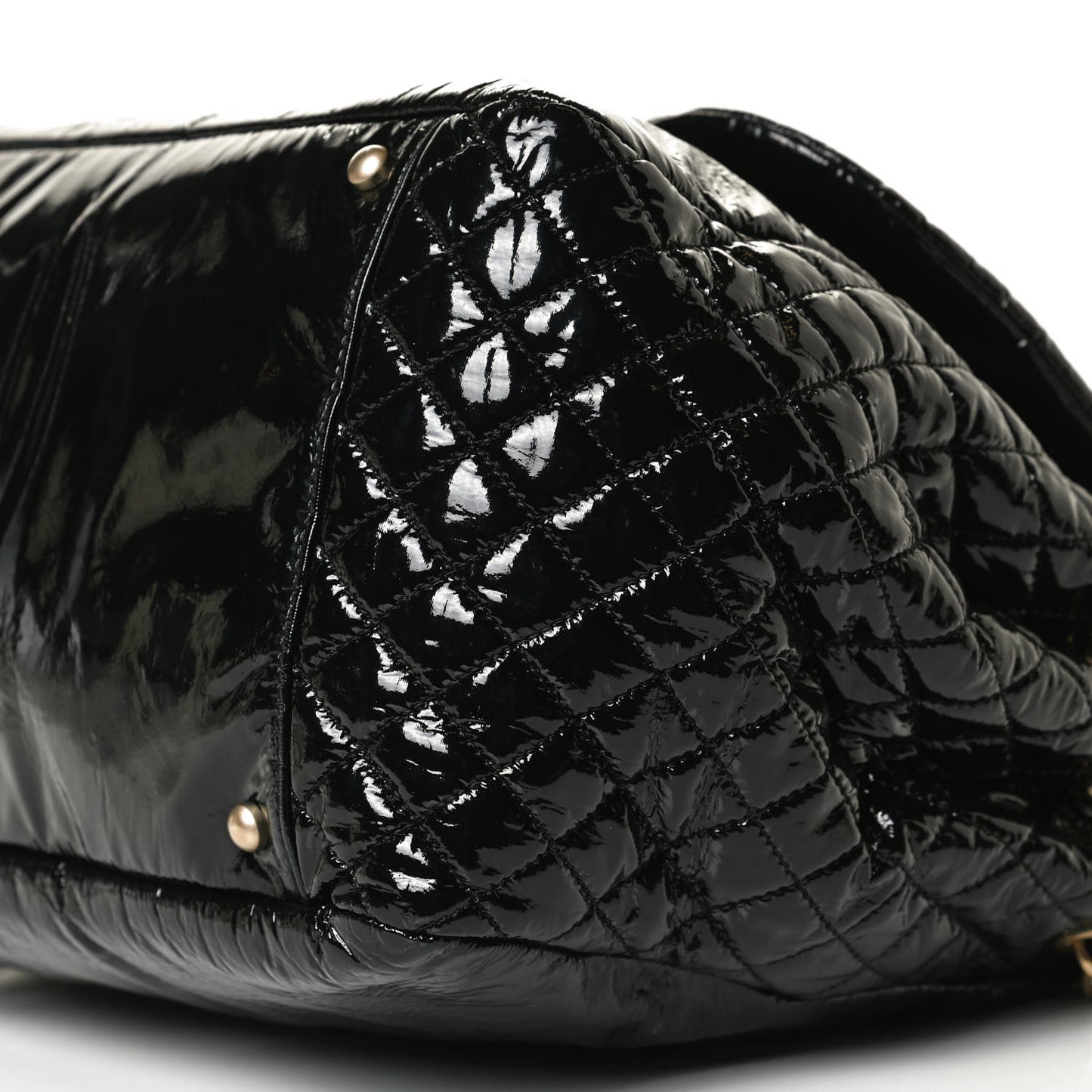 Vinyl XL Rock and Chain Flap Black
