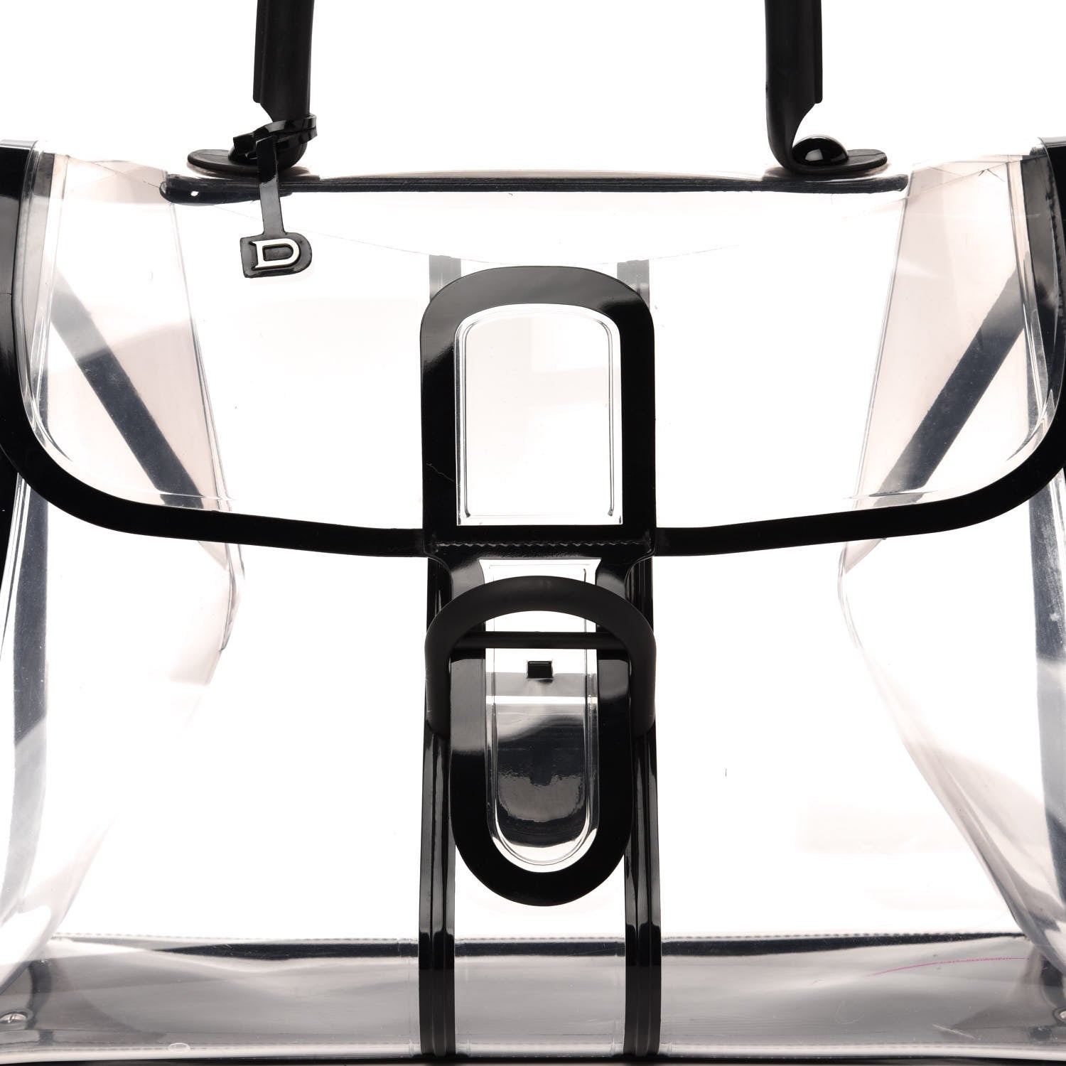 Delvaux PVC X Ray Brillant Satchel Black 14 of 14