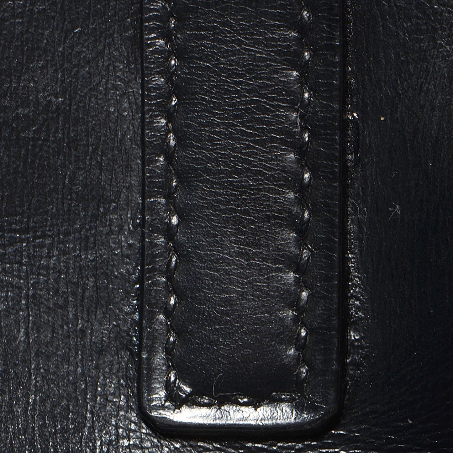 Box Leather Trim II 31 Black