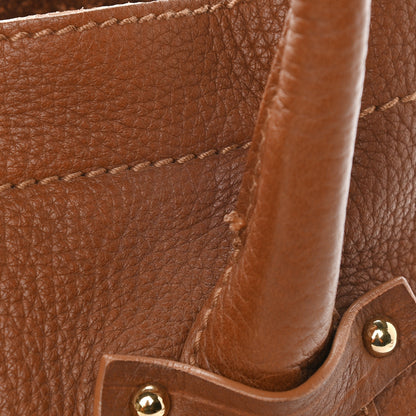 Dolce & Gabbana Grained Calfskin D Ring Shoulder Bag Brown 16 of 16