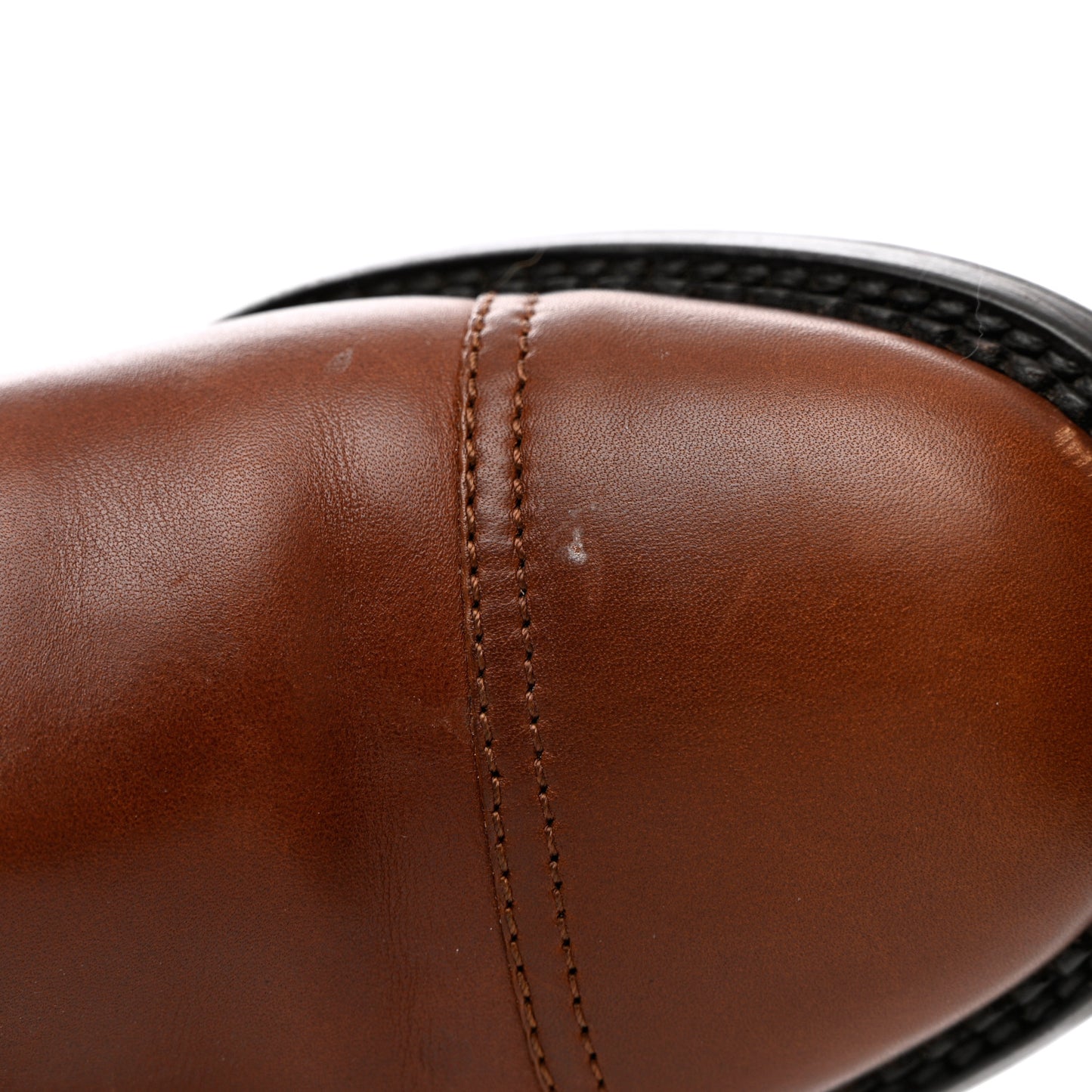 Calfskin Quilted CC Boots 37.5 Brown