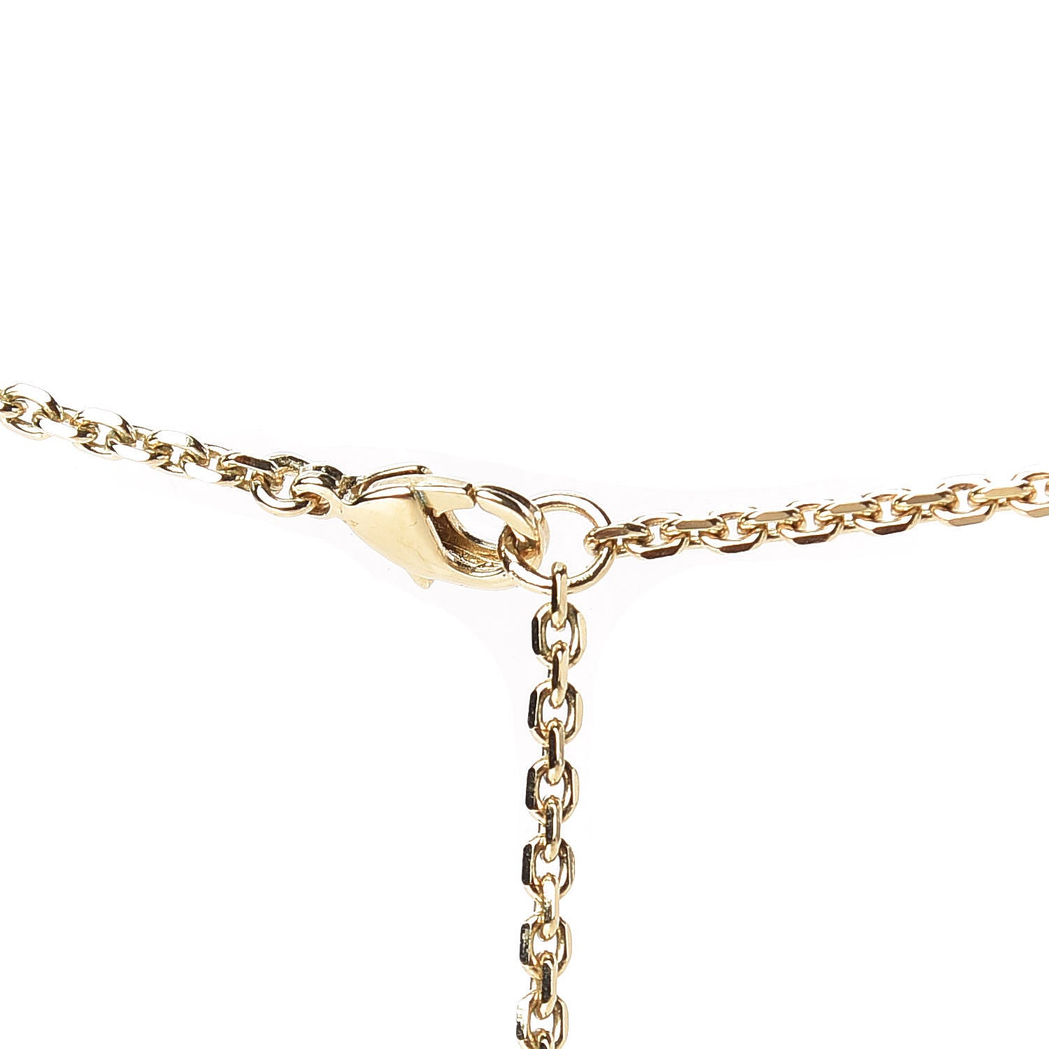 Christian Dior Metal Crystal La Petite Tribale Necklace Gold 4 of 4