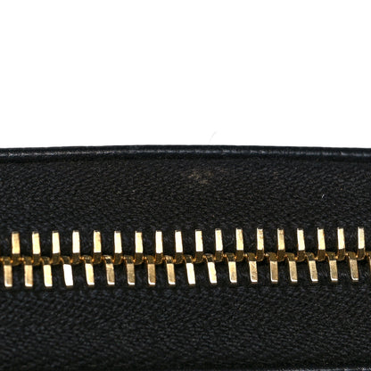 Saint Laurent Chevre Belle De Jour Zip Around Wallet Black 11 of 11
