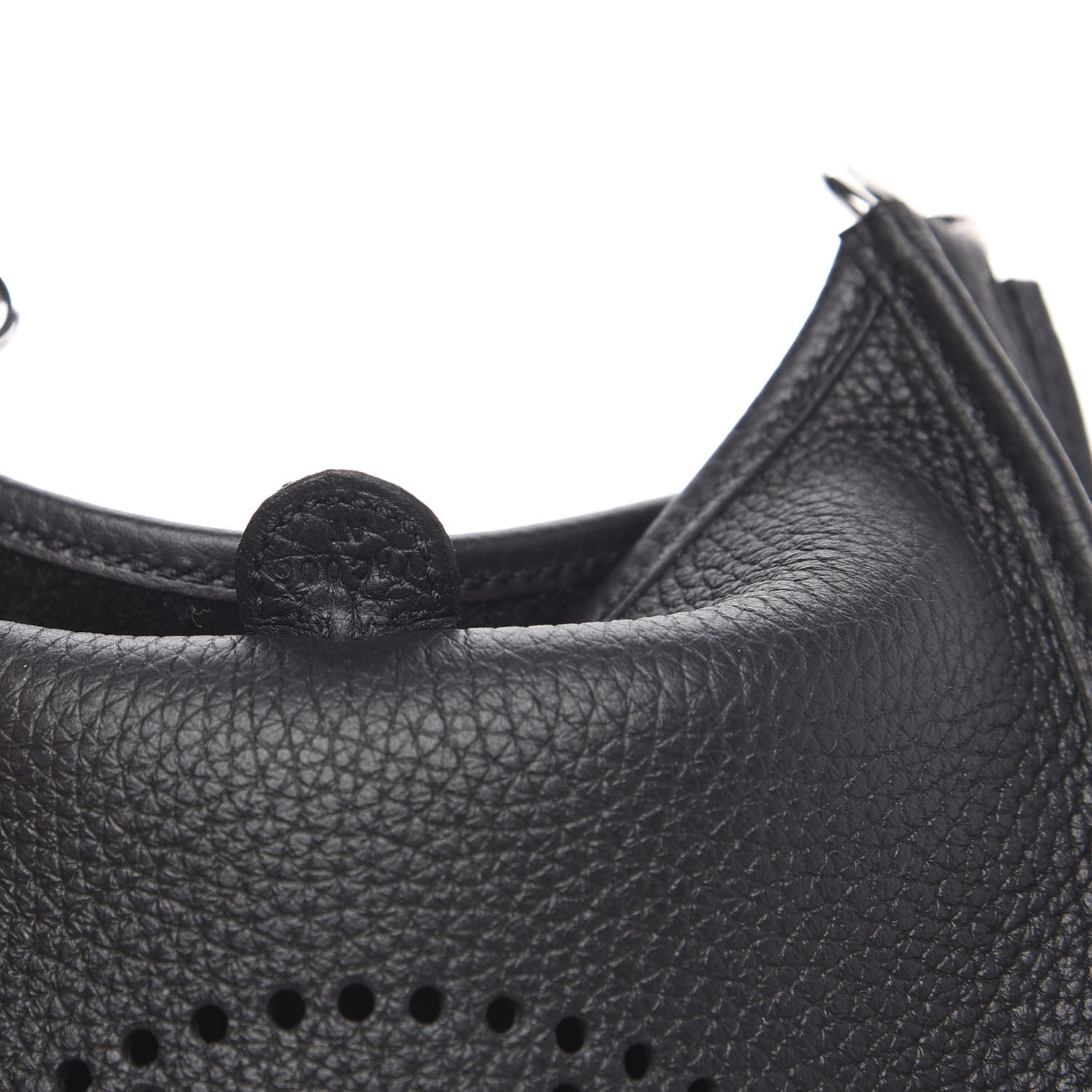 Hermes Taurillon Clemence Evelyne TPM Black 7 of 10