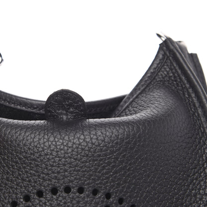 Hermes Taurillon Clemence Evelyne TPM Black 7 of 10