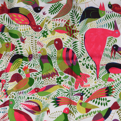Hermes Silk Le Bal Des Oiseaux Scarf 90 1 of 5