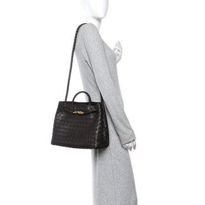 Bottega Veneta Nappa Intrecciato Medium Andiamo Shoulder Bag Fondant 2 of 9