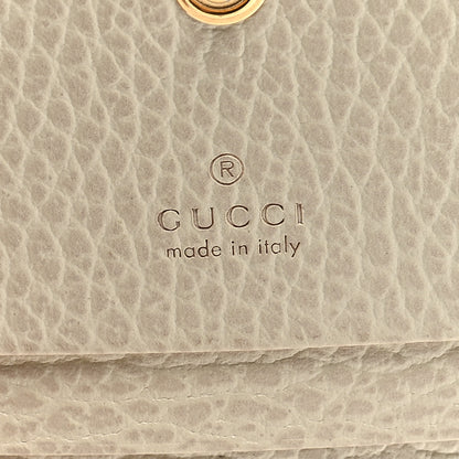 Gucci Dollar Calfskin GG Supreme Monogram GG Marmont Card Case Mystic White Beige Ebony 6 of 7