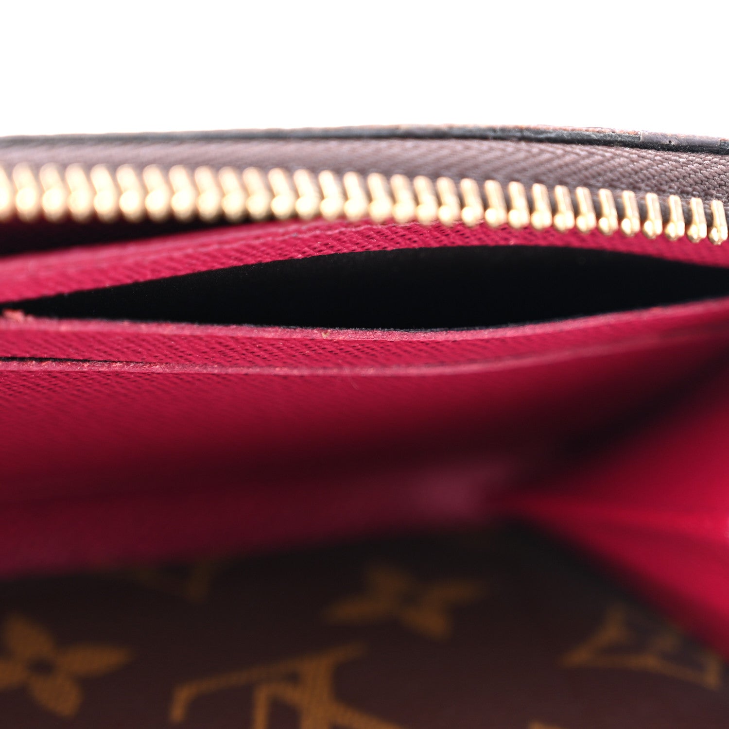 Louis Vuitton Monogram Clemence Wallet Fuchsia 10 of 14