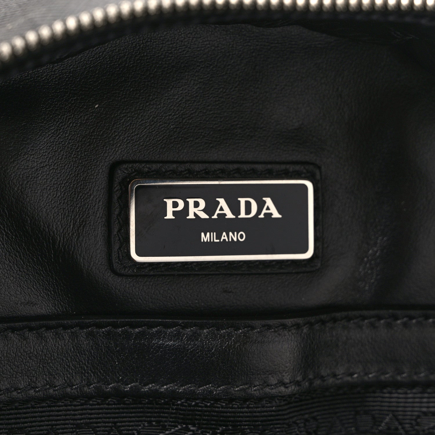 Prada Saffiano Sling Backpack Black 6 of 9