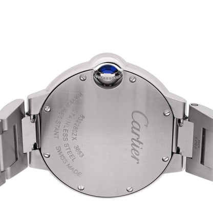 Cartier Stainless Steel Diamond 33mm Ballon Bleu De Cartier Quartz Watch 4 of 5