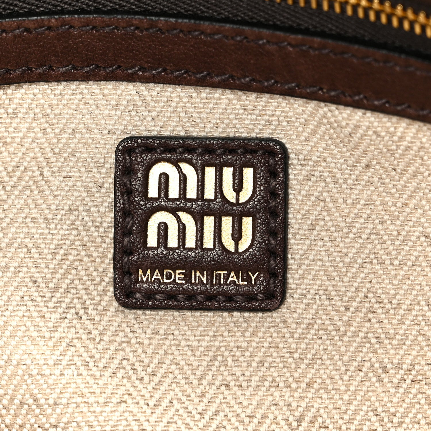 Miu Miu Nappa Aviator Regular Aventure Shoulder Bag Rovere 6 of 9