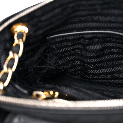 Prada Nylon Tessuto Impuntu Quilted Flap Black 15 of 18