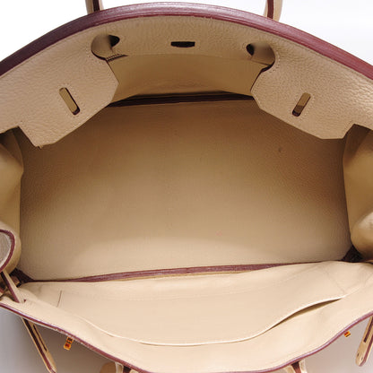 Hermes Taurillon Clemence Birkin 30 Parchemin 21 of 25