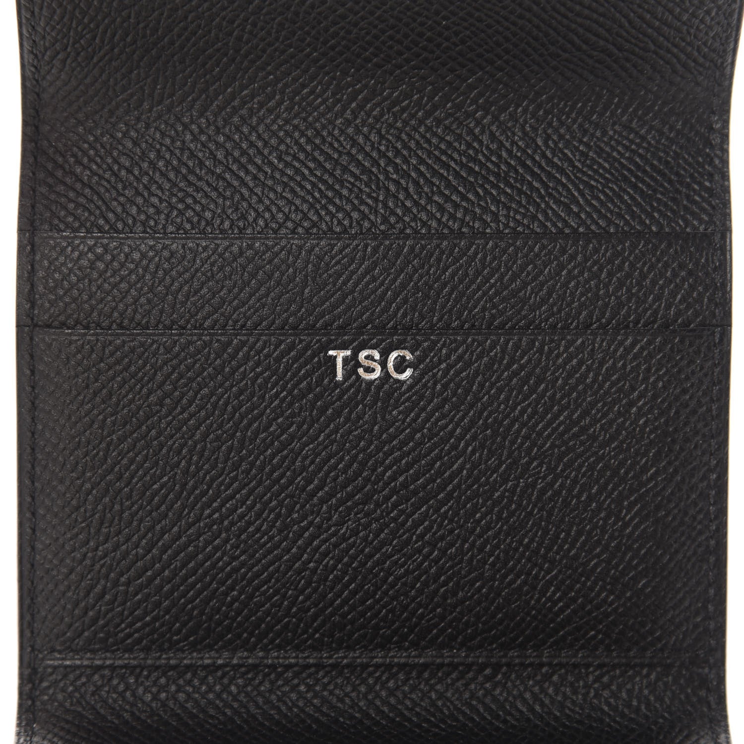 Hermes Epsom Clic Mini Card Holder Black 7 of 7